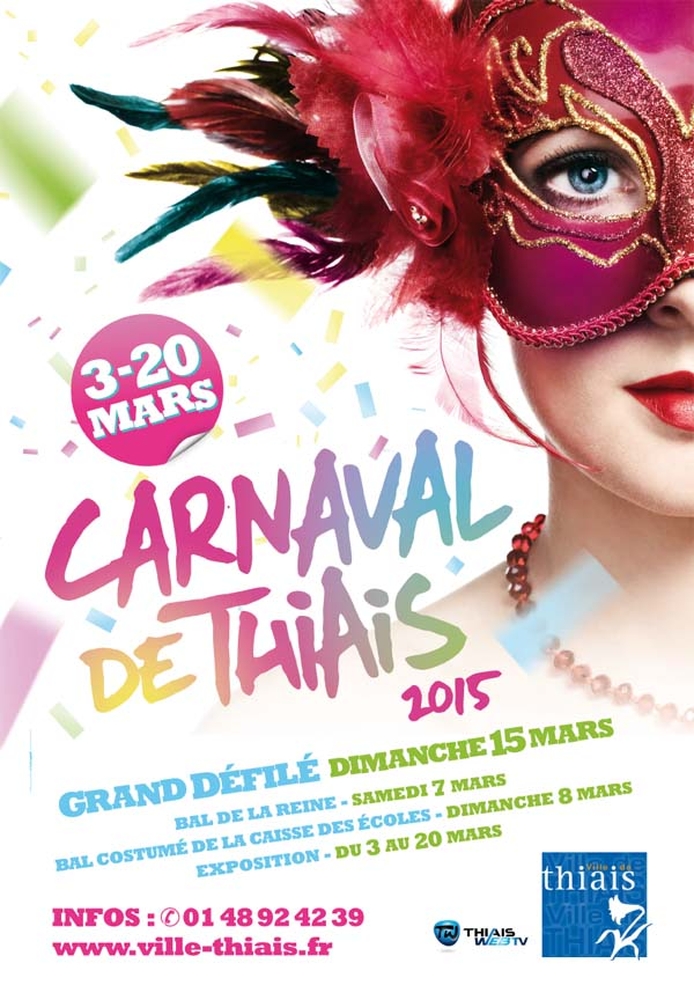 Affiche du carnaval de Thiais 2015